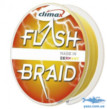 Шнур CLIMAX FLASH BRAID Yellow 100м